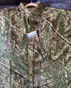 Ceder Creek Camo 3XXXL ShortSleeve Button Down Shirt NEW WITH TAGS Soft Unvented - Picture 1 of 7