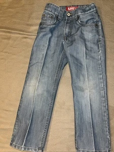 Jeans Levi's 514 Clásicos Rectos Denim Azul (Niño Talla 6 Regular) Lavado Claro - Imagen 1 de 5