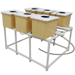 Hydroponic Indoor or Outdoor Bato Bucket Grow Kit System 6 Sites - Picture 1 of 17