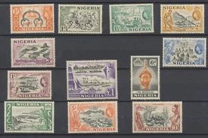Nigeria Stamps 1953 SG69;70a;71/2;73a;74/80;Mint Hinged CV £115.15 - Picture 1 of 10