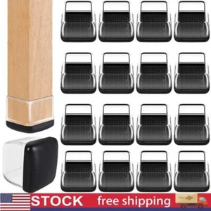 24 PCS Chair Leg Sliders Protectors Caps, Carpet Protectors Table Feet Covers - Picture 1 of 10