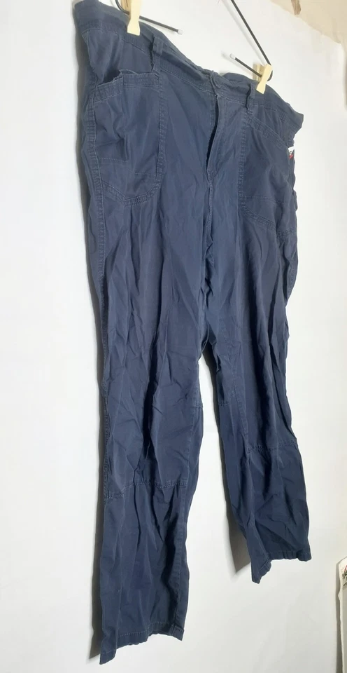 Union Bay Vintage Size 20 Women's Cargo Pants Blue Light Weight Boho Style - Image 1 of 4
