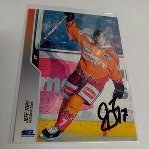 DEL Playercard Düsseldorf EC Metro Stars 2003/04 signed Jeff Tory