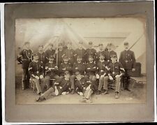 antique Civil war cabinet card photo of troop B 