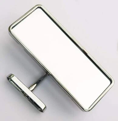 Interior Mirror with Chrome Plated Back & Rim, AHH5198C, For MGA & Classic Cars - Image 1 of 2