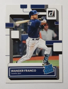 WANDER FRANCO RC 2022 Donruss Rated Rookie #34 Tampa Bay RAYS Rookie NM-MT - Picture 1 of 5