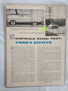 Capsule Ford test: Ford's Zephyr M181  - Picture 1 of 1