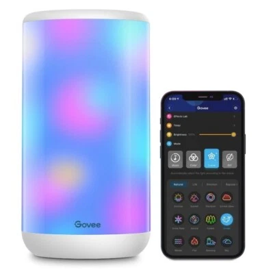 Govee Aura Smart RGBICWW Table Lamp App Control Bedside Rainbow Lamp - Image 1 of 4