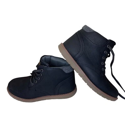 Sonoma Botín Talla 3 Juvenil Negro Sólido Chukka Comodidad Masa Madre Foto 1 de 4