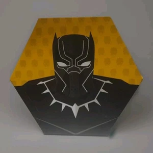 Black Panther Hexagon Canvas Print Wall Art Marvel - Picture 1 of 3