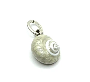 Brighton Aqua Shores Snail Shell Puffed Detailed Seashell Pendant Custom Charm - Picture 1 of 8