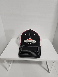 BRIGGS & STRATTON Red White Black Mesh adjustable cap / hat - Picture 1 of 6