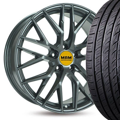 19" MAM RS4 Grau Glanz ABE Sommerräder 235/35 für VW Beetle II Cabrio 16 - Bild 1 von 4