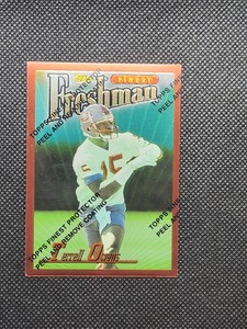 1996 Topps Finest Terrell Owens RC Refractor W/ Coating #338