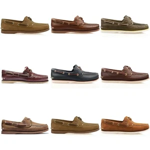 Timberland Men's Shoes - Timberland Classic Boat Shoes - Brown, Leather, Nubuck - Picture 1 of 45