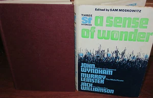 a SENSE of WONDER - Sam Moscowitz. 3 stories J. Wyndham, M Leinster 1967 HbDj - Foto 1 di 3