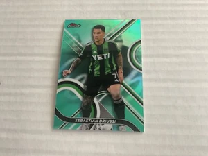 2022 Topps Finest MLS Soccer SEBASTIAN DRIUSSI Aqua Refractor 53/75 - Picture 1 of 1