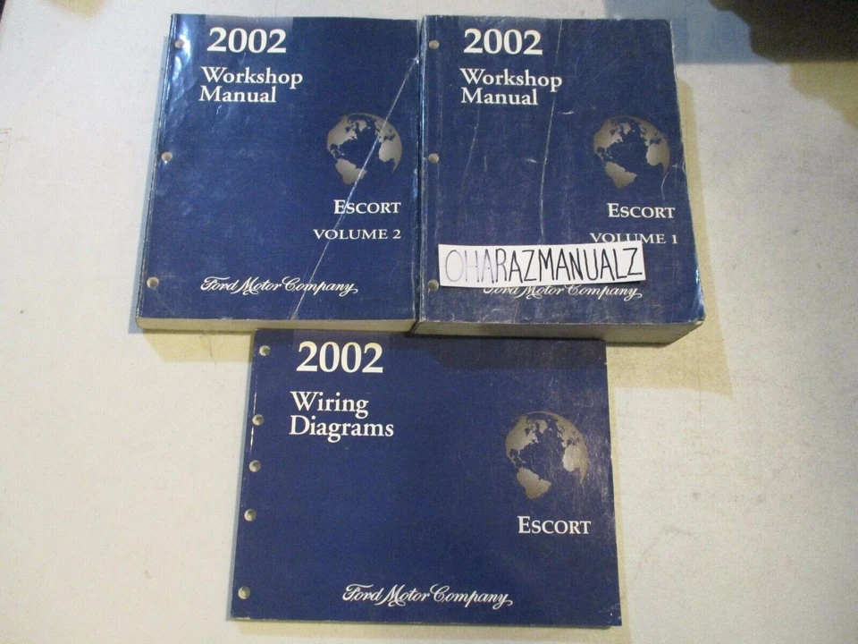 Ford Escort 2002 diagramas de cableado y manuales de servicio manual OEM Foto 1 de 1