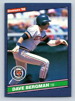 Dave Bergman 1986 Donruss #471 Detroit Tigers - Image 1 of 2