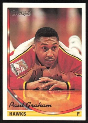 1993-94 Topps Gold Paul Graham #217 Atlanta Hawks - Image 1 of 2