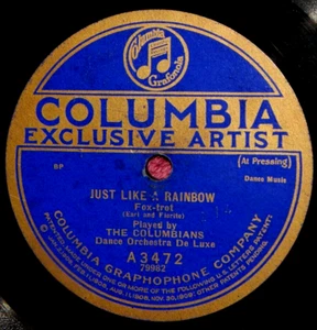 Columbians Just Like a Rainbow / Say it with Music 78 PLAY GRADED Fully Tested - Picture 1 of 4