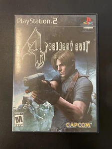 Resident Evil 4, Sony PlayStation 2 PS2, 2005, Etiqueta Negra, Completo En Caja, Probado - Imagen 1 de 14