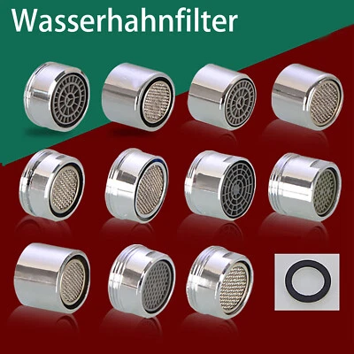 Perlator Strahlregler Wasserhahn Sieb Einsatz Mischdüse Perlatoren 18mm bis 28mm - Bild 1 von 4
