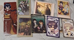 Bungo Stray Dogs Sticker Wafer Card Pashakore Dazai Atsushi Nakahara