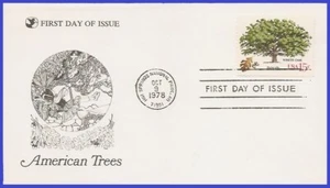 USA5 #1766 U/A READERS DIGEST FDC Tree White Oak - Picture 1 of 1