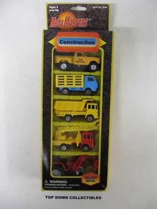 Mega Masters 5er Set Baufahrzeug Sortiment 1:64 Neu ungeöffnet - Bild 1 von 2