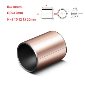 Nuevo cojinete compuesto autolubricante manga de buje identificación = 10 OD = 12 mm - Elige modelo - Imagen 1 de 4