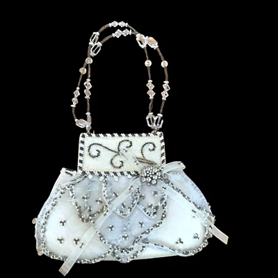 Cartera de noche vintage Mary Frances con cuentas Foto 1 de 4