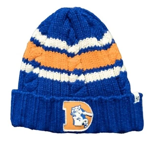 NFL Denver Broncos Knit Hat Colorado Blue Orange Youth Team Apparel 47 - Picture 1 of 7