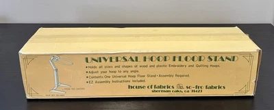 House Of Fabrics Universal Hoop Floor Stand For Embroidery & Quilting Hoops NOS - Image 1 of 4