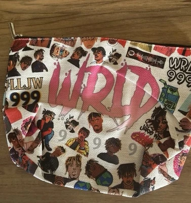 NWOT Juice Wrld Pouch Hip Hop 999 Rap Small Make Up Or Travel Bag - Image 1 of 4