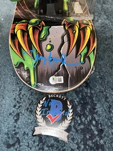 Tony Hawk Signed Official Signature Series Skateboard Slime Legend GOAT Beckett - Picture 1 of 3