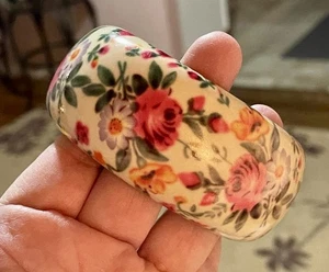 Vintage klobiges buntes Blumen Armband Retro Sammlerstück. 80er Jahre. - Bild 1 von 5