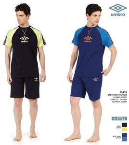 Herren Pyjama kurz Baumwolljersey Umbro 10459 - Bild 1 von 1