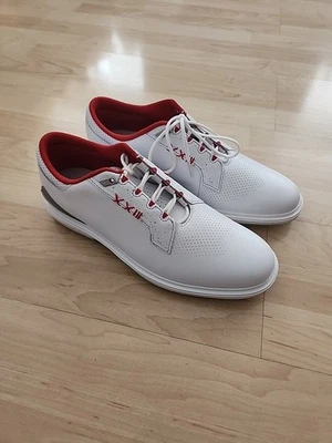 Nuevos zapatos de golf Air Jordan ADG 5 sin clavos rojo fuego FQ7874-101 para hombre talla 14 anchos Foto 1 de 4