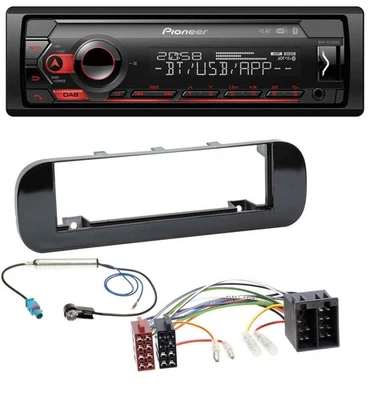 Pioneer MP3 USB DAB Bluetooth Autoradio für Fiat Panda (ab 2012) - glänzend - Bild 1 von 4