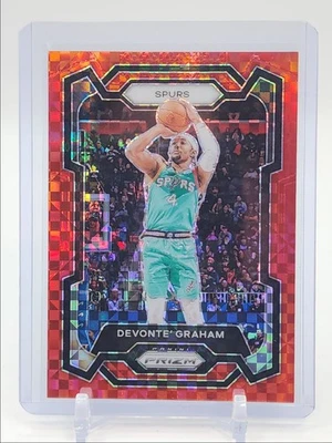 DEVONTE' GRAHAM 2023-24 PANINI PRIZM BASKETBALL RED POWER SPURS /75 Q2754 - Image 1 of 2