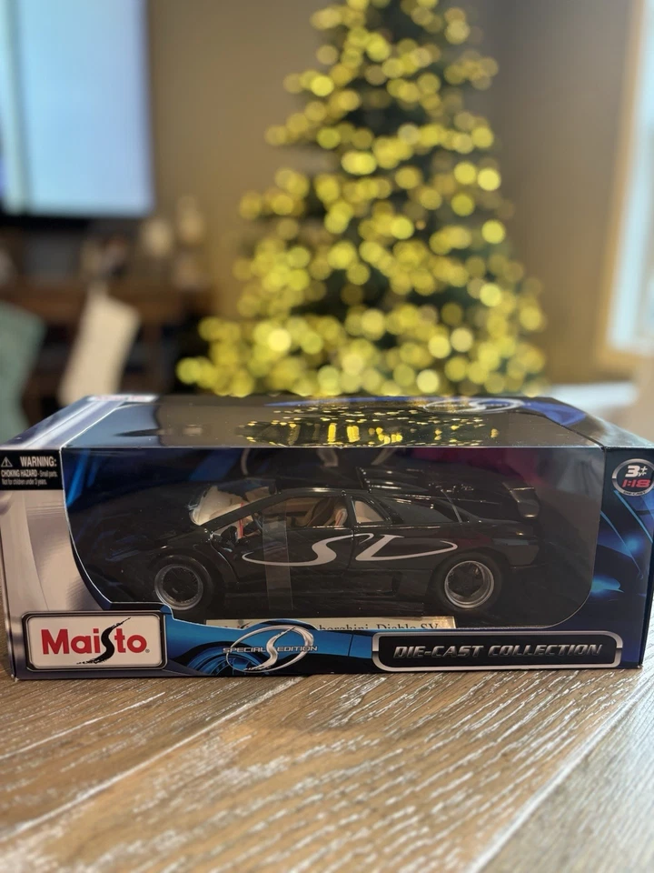 Maisto Lamborghini Diablo SV | Black 1:18 | Free Shipping!! - Image 1 of 1