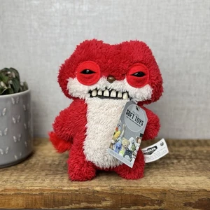 Fuggler Funny Ugly Monster Sketchy Squirrel Red Snuggler Cute Ugly Monster Rare - Picture 1 of 9