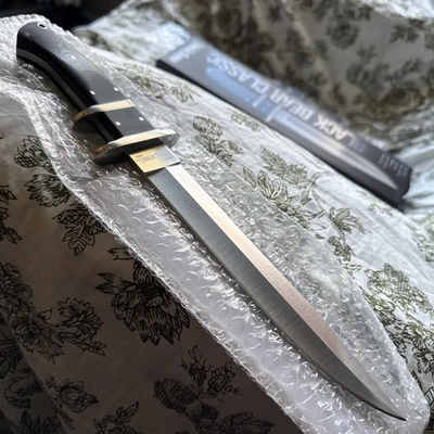 Cuchillo clásico de hoja fija Cold Steel Black Bear San Mai hoja de acero #35AR Foto 1 de 4