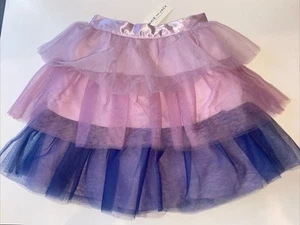 Girls Janie And Jack Purple Blue Short Tutu Skirt Size 5 NWT - Picture 1 of 4