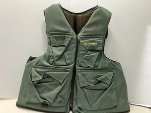 Stearns Fishing Vest Life Jacket Vintage Adult XXL Green Flotation Aid Type llI - Picture 1 of 6