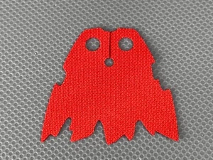 LEGO Red Minifigure Cloth Cape Tattered Edges Spongy Fabric Series 24 Orc 71037 - Picture 1 of 3