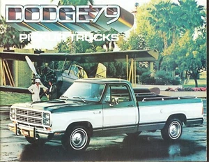 Dodge Pickup Trucks Warlock Power Wagon 1979 D100 D150 D200 D300 folleto de ventas - Imagen 1 de 1