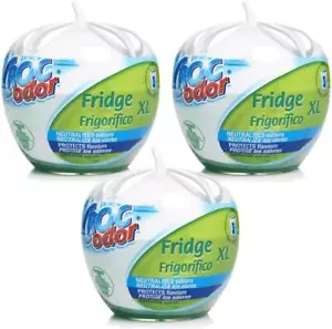 3 Croc Odor Fridge XL 140g Deodoriser Neutralise Odour Eliminator Air Freshener - Picture 1 of 6