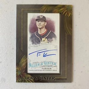Topps Allen & Ginter 2016 mini enmarcado automático Trea Turner #AGA-TT novato automático radiocontrol - Imagen 1 de 1